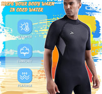 Costum de neopren BEEK 3mm pentru bărbați și femei, cu fermoar la spate, pentru scufundări, snorkeling și surfing 7