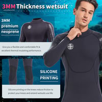 BEEK Neoprén Wetsuit 3mm UV Védelemmel Férfi Női Hátzipper Búvárkodáshoz 7