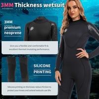 BEEK Neoprén Wetsuit 3mm UV Védelem Férfi Női Búvárkodás Úszás 7
