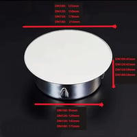 Beekeg Kémény Fedő 120mm Rozsdamentes Acél Kályha Cső Lezárás 7