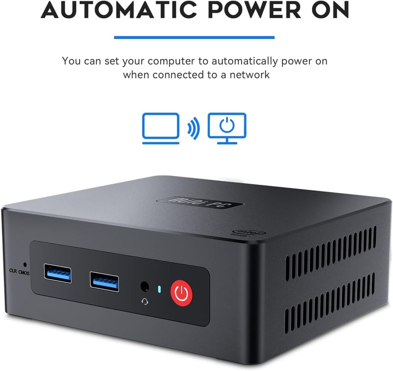 Beelink GK35 Pro Mini PC Windows 10 Pro Intel J4105 8GB 128GB SSD