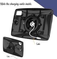 Beelta Fali Tablet Tartó 11" iPad 10, iPad Pro 11, Air 4-5 Készülékekhez - Zárható, Forgatható, Dönthető Konzol BSW102BA 7