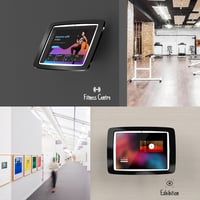 Beelta Fali Tablet Tartó 11" iPad 10, iPad Pro 11, Air 4-5 Készülékekhez - Zárható, Forgatható, Dönthető Konzol BSW102BA 2