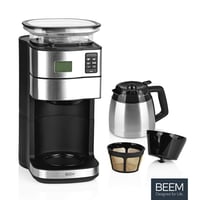 Filtračný kávovar BEEM Fresh-Aroma-Perfect II so vstavaným mlynčekom – termoska, nehrdzavejúca oceľ, 24-hodinový časovač, 1000 W, zásobník na zrnkovú kávu 180 g 7