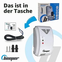Detektor plynu Beeper DET-GN101 na kempovanie a do obytných áut – detektor zemného a narkotizačného plynu 7