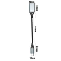 Targeal USB-C töltőkábel PS4/PS5/Xbox-hoz, nylon borítású 2