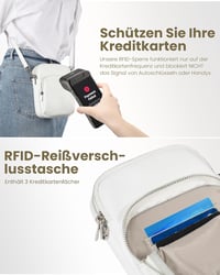 befen Valódi Bőr Női Telefontok Akasztóval, RFID Védelem Kártyatartó Rekeszekkel Crossbody Mobiltelefon Táska 2