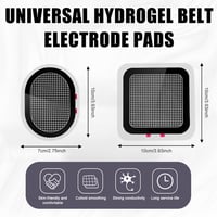 Behogan 18 db Csere Elektróda Gél Pad Hasizom Öv Kompatibilis 3