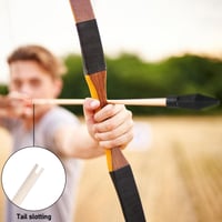 Behogan 30 ks bambusových náhradných šípov s gumeným hrotom, 43 cm, pre začiatočníkov, na lukostreľbu, vonkajší nácvik streľby na cieľ 5