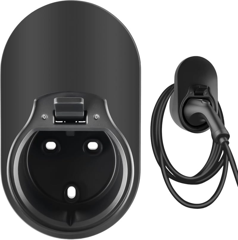 Behogan Type 2 EV töltőkábel tartó fali rögzítéshez, elektromos autó töltőállomáshoz