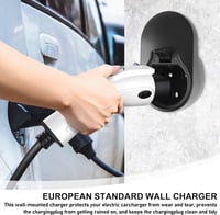 Behogan Type 2 EV töltőkábel tartó fali rögzítéshez, elektromos autó töltőállomáshoz 5