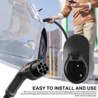 Behogan Type 2 EV töltőkábel tartó fali rögzítéshez, elektromos autó töltőállomáshoz 4
