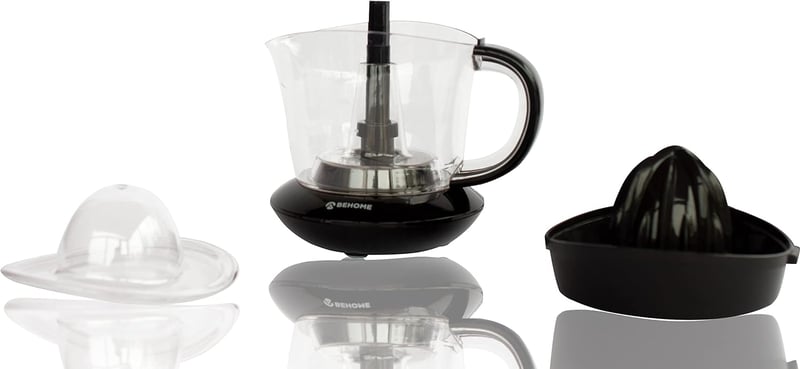 BEHOME elektromos citromfacsaró 700ml kapacitás, dupla kúp, rozsdamentes acél