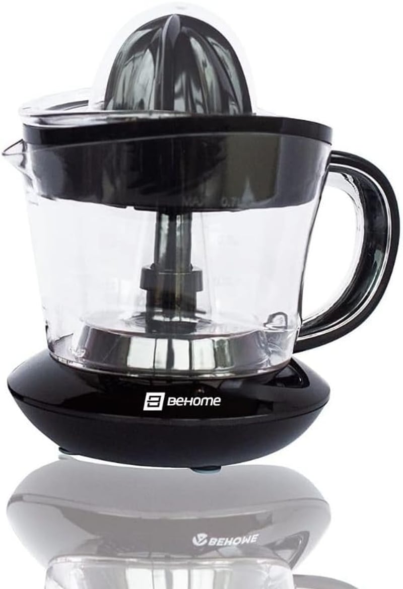 BEHOME elektromos citromfacsaró 700ml kapacitás, dupla kúp, rozsdamentes acél