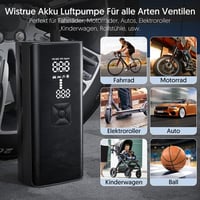 Behozel Elektromos Légpumpa 5200mAh Akkumulátor, Digitális LCD Kijelző, Kerékpár Motorkerékpár Autó Pumpa 7