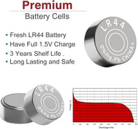 Beidongli AG13 LR44 1.5V gombelem 40db higanymentes 6