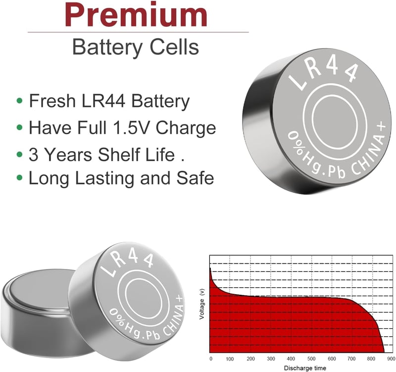 Beidongli AG13 LR44 1.5V gombelem 40db higanymentes