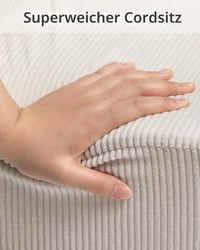 BEJOY Dječja fotelja, ultra mekana pjenasta sofa, jednosjed od samta za čitanje, za dječake i djevojčice, bež 5