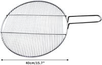 Bekasa 40 cm rozsdamentes kerek grillrács 39 támasztóval, BBQ cseregrill 7