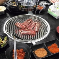 Bekasa 40 cm rozsdamentes kerek grillrács 39 támasztóval, BBQ cseregrill 2