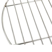 Bekasa okrúhly nerezový grilovací rošt, priemer 38 cm, 11 tyčí, rozostup mriežky 3 cm, príslušenstvo na BBQ gril na drevené uhlie, kemping, záhrada, piknik 8