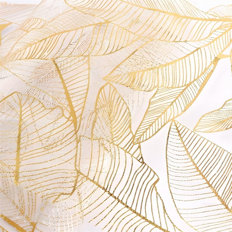 Bekeify Arany Asztali Futó 28cm × 15m - Elegáns Organza Tüll Asztalterítő Csillogó Fényű Dekoráció Esküvőre, Szilveszterre, Karácsonyra