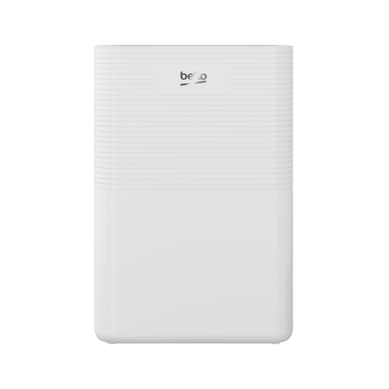 Odvlhčovač vzduchu Beko BDPO 010, 10 l/deň, R290, 2,2 l nádrž na vodu, 12-hodinový časovač, dotykový panel, tichý režim, biely