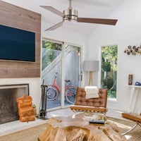 Stropni ventilator Bel Air Home Kilim s LED svjetlom od 20 W, DC motorom, 6 brzina, 3 temperature svjetla, daljinskim upravljačem, u boji trešnje i oraha, od MDF-a 5