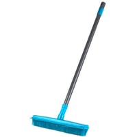 Beldray 2v1 gumová a silikónová metla s 120 cm násadou, nastaviteľná rukoväť, na koberce a tvrdé podlahy, odstraňovač chlpov, na vnútorné aj vonkajšie použitie 1