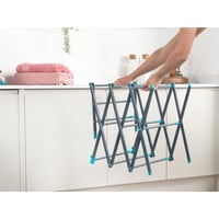 Uscător de rufe extensibil Beldray, 3 niveluri, lungime de uscare 7 m, sarcină maximă 7 kg, pliabil, 65 x 104 cm, cu picioare antiderapante 9