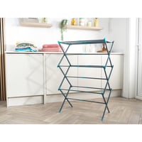 Uscător de rufe extensibil Beldray, 3 niveluri, lungime de uscare 7 m, sarcină maximă 7 kg, pliabil, 65 x 104 cm, cu picioare antiderapante 5