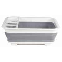 Beldray LA031051 Sklopiva sušilica za suđe s cjedilom za pribor za jelo, siva, plastična, za kamp-kućice i kampiranje 7
