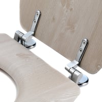 WC doska Beldray z MDF s povrchovou úpravou imitujúcou biely dub, univerzálna veľkosť, jednoduchá montáž, LA033710WOAK 6