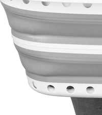 Beldray Összecsukható Szennyestartó 37L Ergonomikus Szürke Kétfüles Mosáskosár - Gray 8