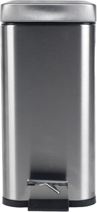 Beldray Rozsdamentes Pedálos Szemetes Puha Záródással - Stainless steel, rectangle 6