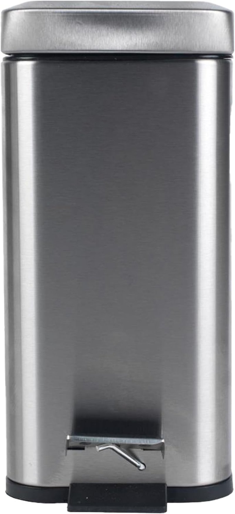 Beldray Rozsdamentes Pedálos Szemetes Puha Záródással - Stainless steel, rectangle