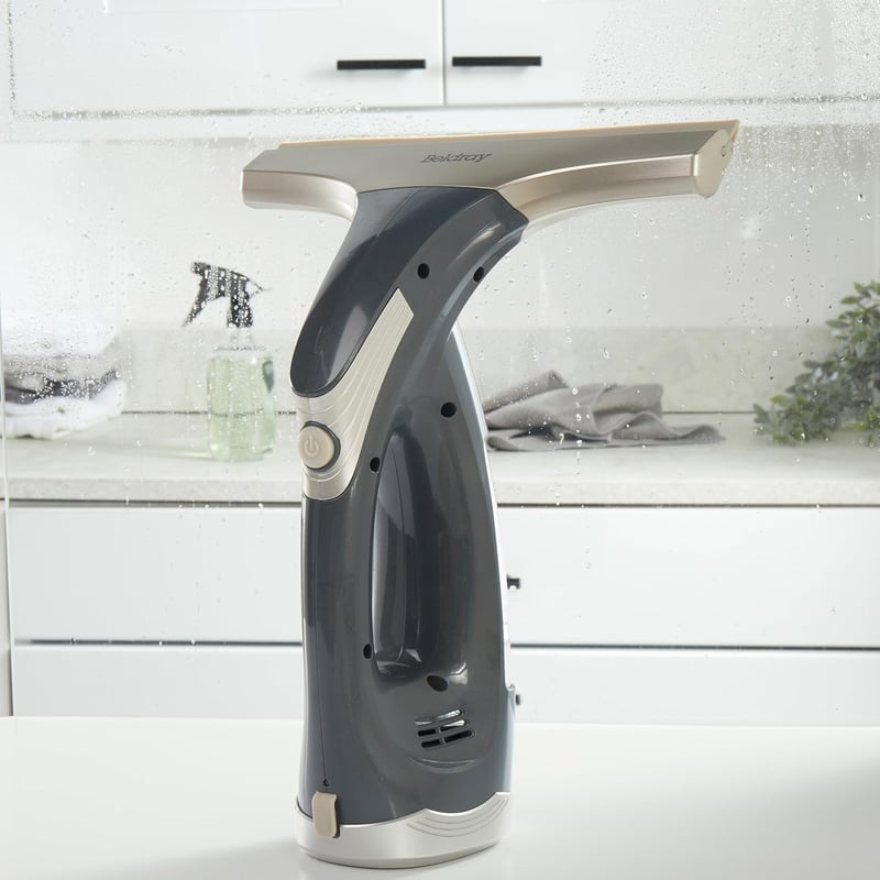Beldray Titanium Akkus Ablaktisztító Gumilap Fejjel 60ml Tartály Cseppmentes