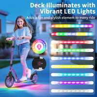 BELEEV V10 Összecsukható Roller 230mm Kerékkel, LED Világítás, Magasságállítható, Könnyű Alumínium 2