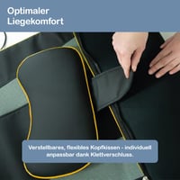 Saltea de masaj și stretching electronic Belena Air Stretch pentru tot corpul, cu funcție de încălzire, pentru umeri, spate și gât, stretching inspirat din yoga, 58x35x 4