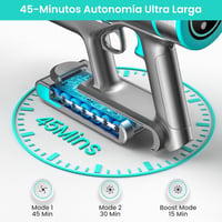 Belife 45000Pa Akkumulátoros Porszívó 550W, 45 Perc Üzemidő, 6az1-ben 2
