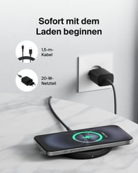 Bezdrôtová nabíjacia podložka Belkin 15W Qi – čierna 4