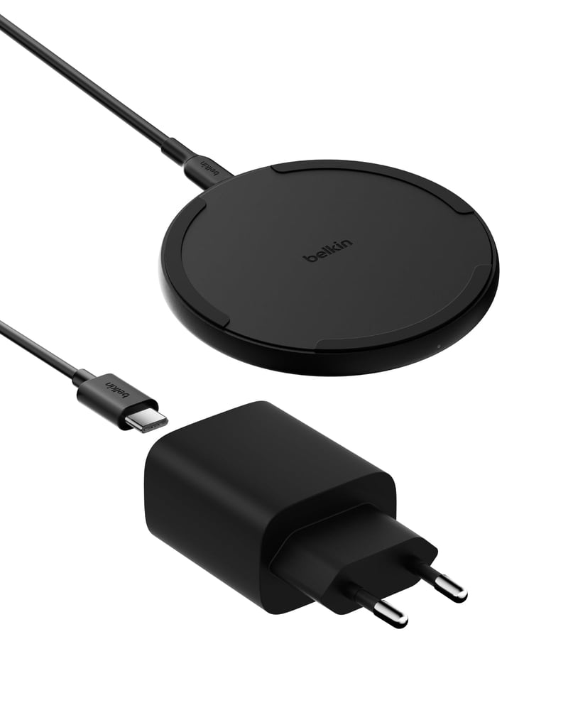 Bezdrôtová nabíjacia podložka Belkin 15W Qi – čierna