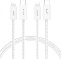 Belkin 2db USB-C Lightning kábel 1,5m fehér iPhone iPad AirPods gyorstöltés - White 1