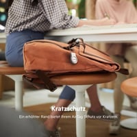 Husă Belkin AirTag cu cablu metalic, carcasă de protecție Secure Holder pentru AirTag, accesoriu anti-zgâriere, alb 4