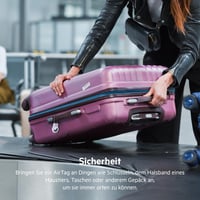 Husă Belkin AirTag cu cablu metalic, carcasă de protecție Secure Holder pentru AirTag, accesoriu anti-zgâriere, alb 3
