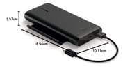 Power banka Belkin BoostCharge 10 000 mAh s portmi USB-C a USB-A, 15 W, LED displej, čierna, kompatibilná s iPhone, Samsung, iPad, recyklovaný materiál 10