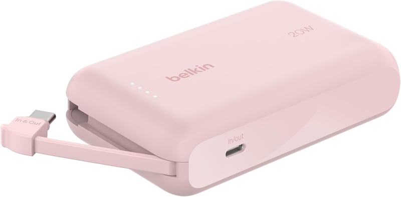 Belkin BoostCharge 10000 mAh Power Bank USB-C PD 20W gyorstöltés
