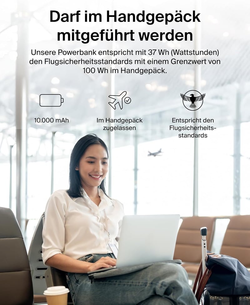 Belkin BoostCharge 10000 mAh Power Bank USB-C PD 20W gyorstöltés