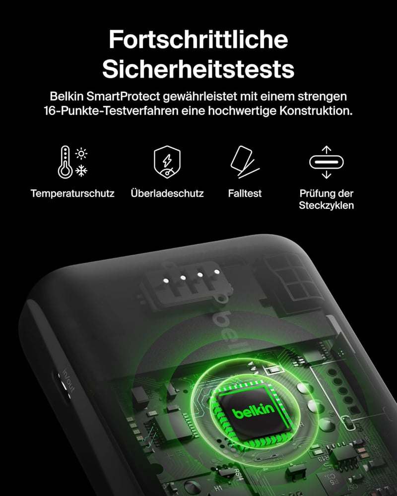 Belkin BoostCharge 10000 mAh Power Bank USB-C PD 20W gyorstöltés