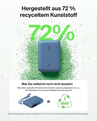 Baterie externă Belkin BoostCharge 10000mAh, Încărcător portabil USB-C cu afișaj digital, 20W, pentru iPhone, Samsung, Pixel, iPad, Albastru 8